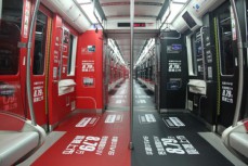 华晨中华V6“红与黑”主题车厢嗨爆圣诞节！
